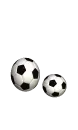 balones de fut rebotando