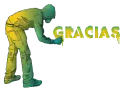 gracias con spray verde
