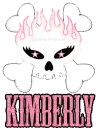 Girly Flame Skull -Kimberly-