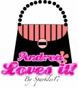 Pink and Black purse - Andrea loves it