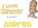 Andrea loves summer