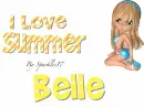 Belle loves summer