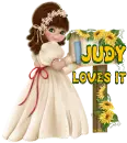 SUNFLOWERS DOLL ... JUDY LOVES IT
