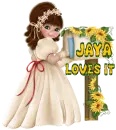 SUNFLOWERS DOLL ... JAYA LOVES IT