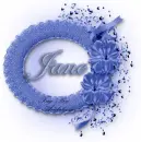 Blue flowers-Jane