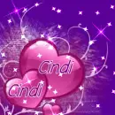 Background - Purple and Pink Hearts
