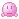 pink smiley disapprove