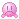 pink smiley sad
