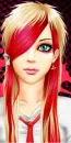 Red Blonde Scene Girl