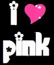 Background - I Love Pink Sparkle
