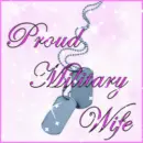 Background - Proud Military Wife - Sparkle