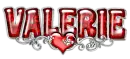 Valerie with Red Heart