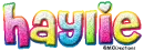 Rainbow Name -Haylie-