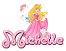 Aurora Blinkie With Glitter Name -Michelle-