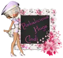 Pinkalicious hugs Cindi