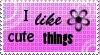 Stamp : I Like Cute Things