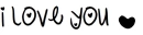 i love you