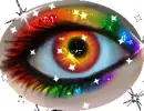 rainbow eye