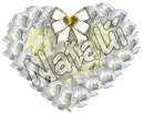 white heart rose Natalii