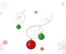 Background - Christmas Ornaments