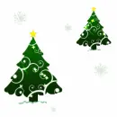 Background - Christmas Tree Sparkles