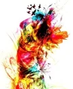 rainbow girl