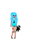 blue