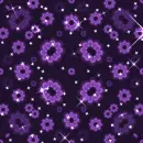 Background - Purple Sparkle Flowers