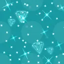 Backgrounds - Turquoise Diamonds