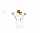 Background - Christmas Sparkle Snowman