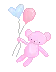 bear on a balloon