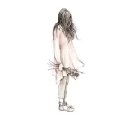 Girl with flowers