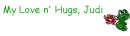 Cute Frog love n Hugs, Judi
