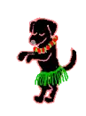 A Dog Hula Dancing o_O