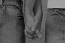 Guys holding hands