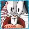 Bugs Bunny OMG carrot