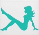 Turquoise Silhouette