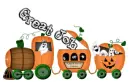 Great Job~Halloween Pumpkin Train
