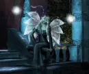 Blue Goth Faerie
