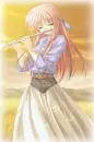 flute girl sweet melody