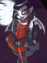gothic emo vampire girl
