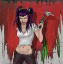 emo punk with gun 
