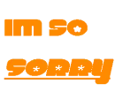 Im sorry