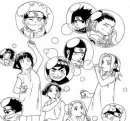 naruto girls dreaming about their boyz Kawai! :3