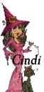 Background - Pink Halloween Witch - Cindi