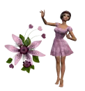 Woman with Flowers