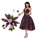 Woman with Flowers