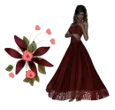 Woman with Flowers