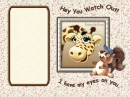 Wallpaper Giraffe Squirrel