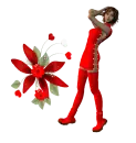Woman with Flowers